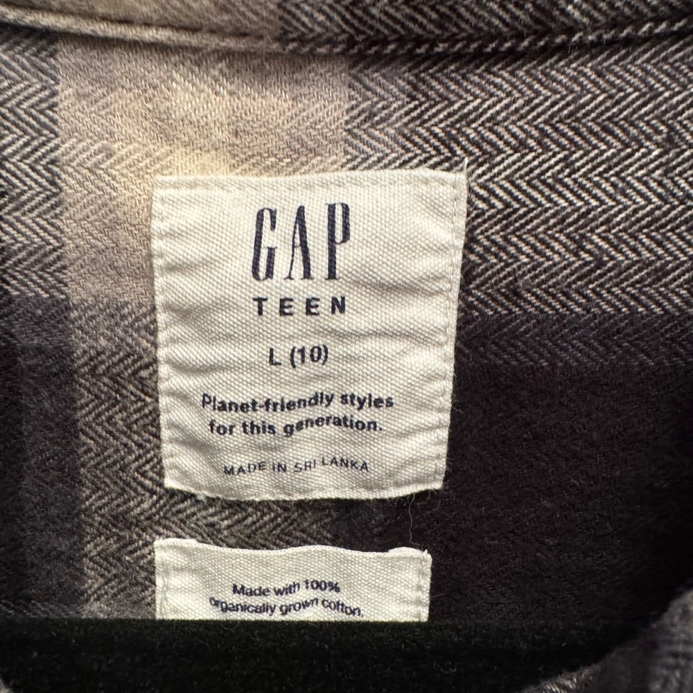 GAP Teen Plaid Shirt